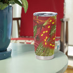 Australia Christmas Indigenous Tumbler Cup Galah Bird on Eucalyptus
