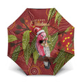 Australia Christmas Indigenous Umbrella Galah Bird on Eucalyptus