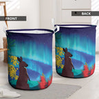 Australia Northern Lights Scenery Laundry Basket