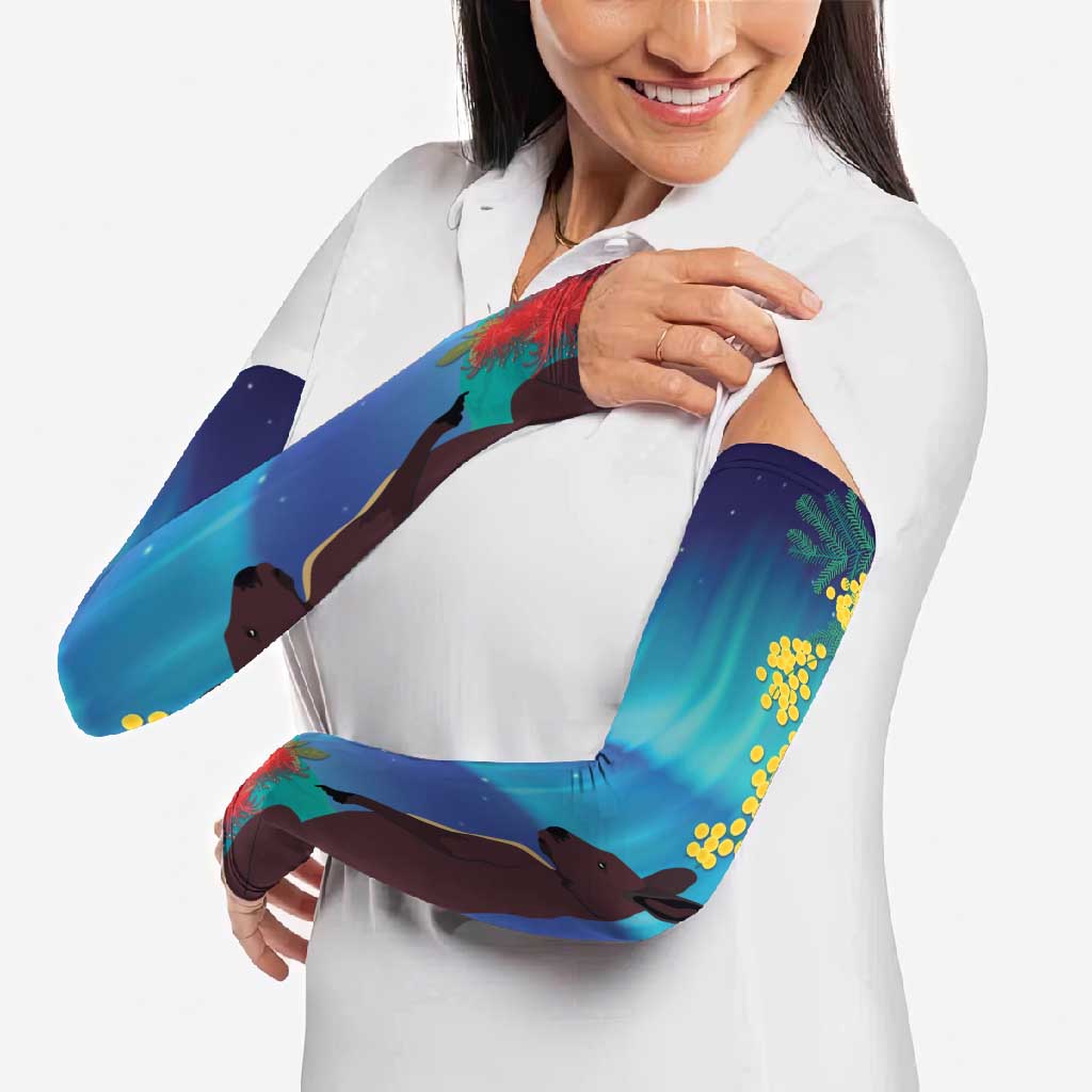 Australia Northern Lights Scenery Arm Sleeves