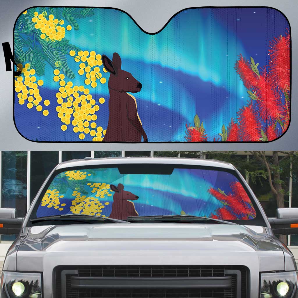 Australia Northern Lights Scenery Auto Sun Shade