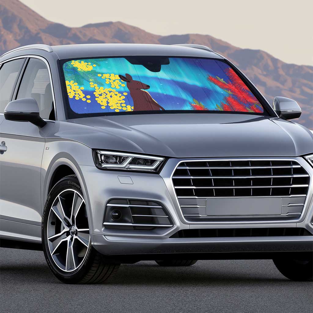 Australia Northern Lights Scenery Auto Sun Shade