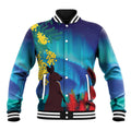 Australia Northern Lights Scenery Baseball Jacket