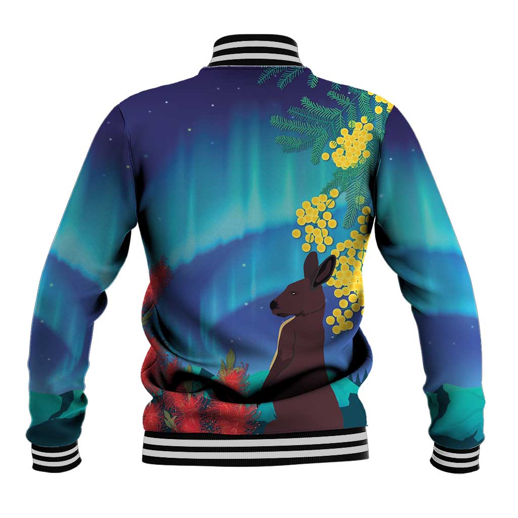Australia Northern Lights Scenery Baseball Jacket