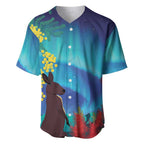 Australia Northern Lights Scenery Baseball Jersey
