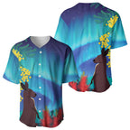 Australia Northern Lights Scenery Baseball Jersey