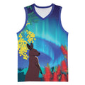 Australia Northern Lights Scenery Basketball Jersey
