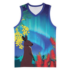 Australia Northern Lights Scenery Basketball Jersey