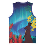 Australia Northern Lights Scenery Basketball Jersey