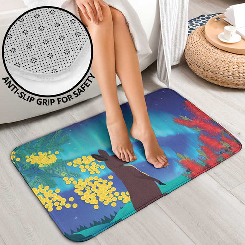 Australia Northern Lights Scenery Bathroom Set