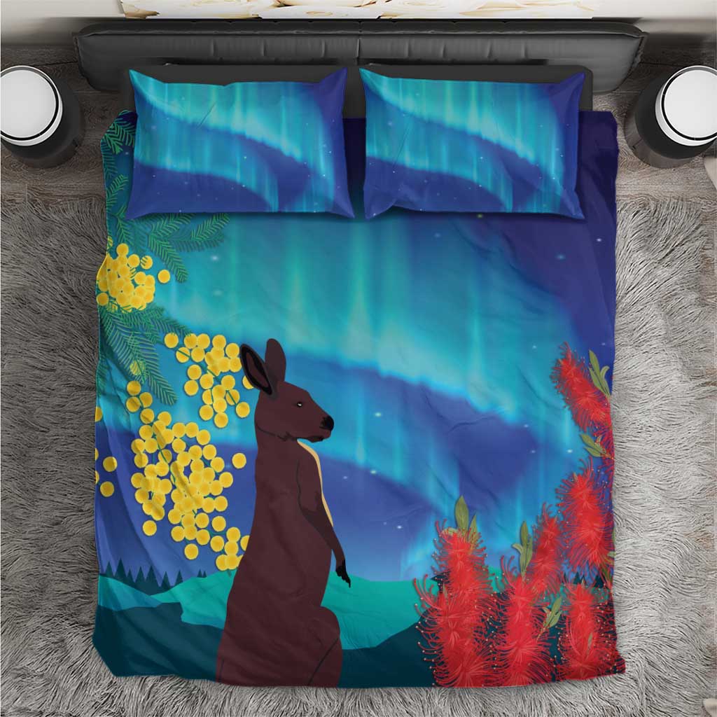Australia Northern Lights Scenery Bedding Set