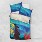 Australia Northern Lights Scenery Bedding Set