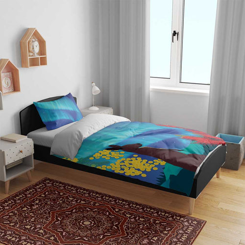 Australia Northern Lights Scenery Bedding Set