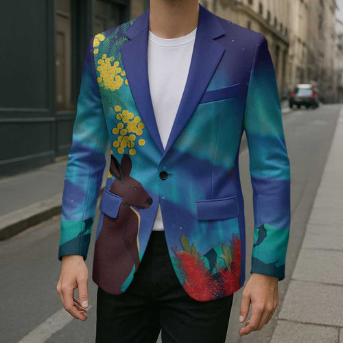 Australia Northern Lights Scenery Blazer
