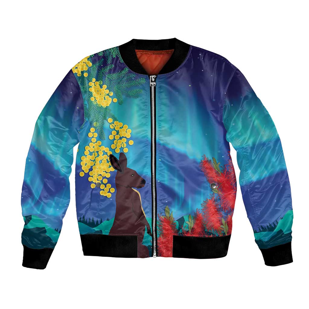 Australia Northern Lights Scenery Bomber Jacket