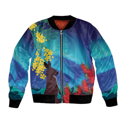 Australia Northern Lights Scenery Bomber Jacket