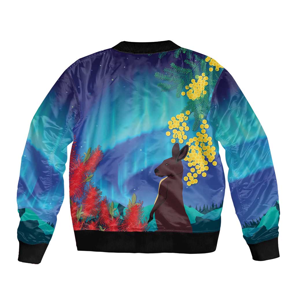 Australia Northern Lights Scenery Bomber Jacket