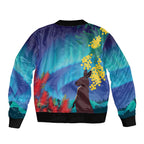 Australia Northern Lights Scenery Bomber Jacket