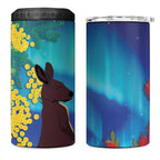 Australia Northern Lights Scenery 4 in 1 Can Cooler Tumbler