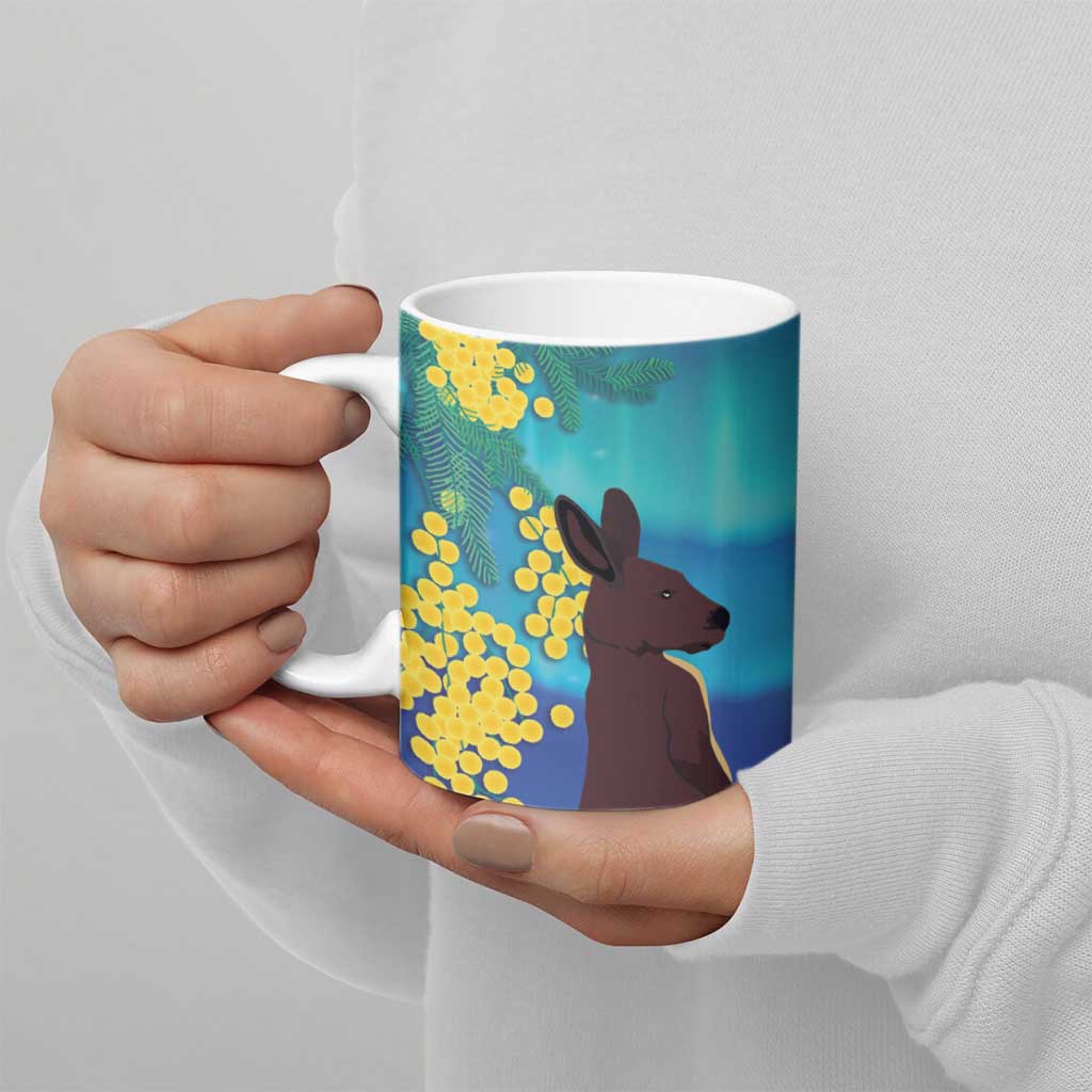 Australia Northern Lights Scenery Ceramic Mug