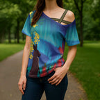 Australia Northern Lights Scenery Cross Shoulder Shirt