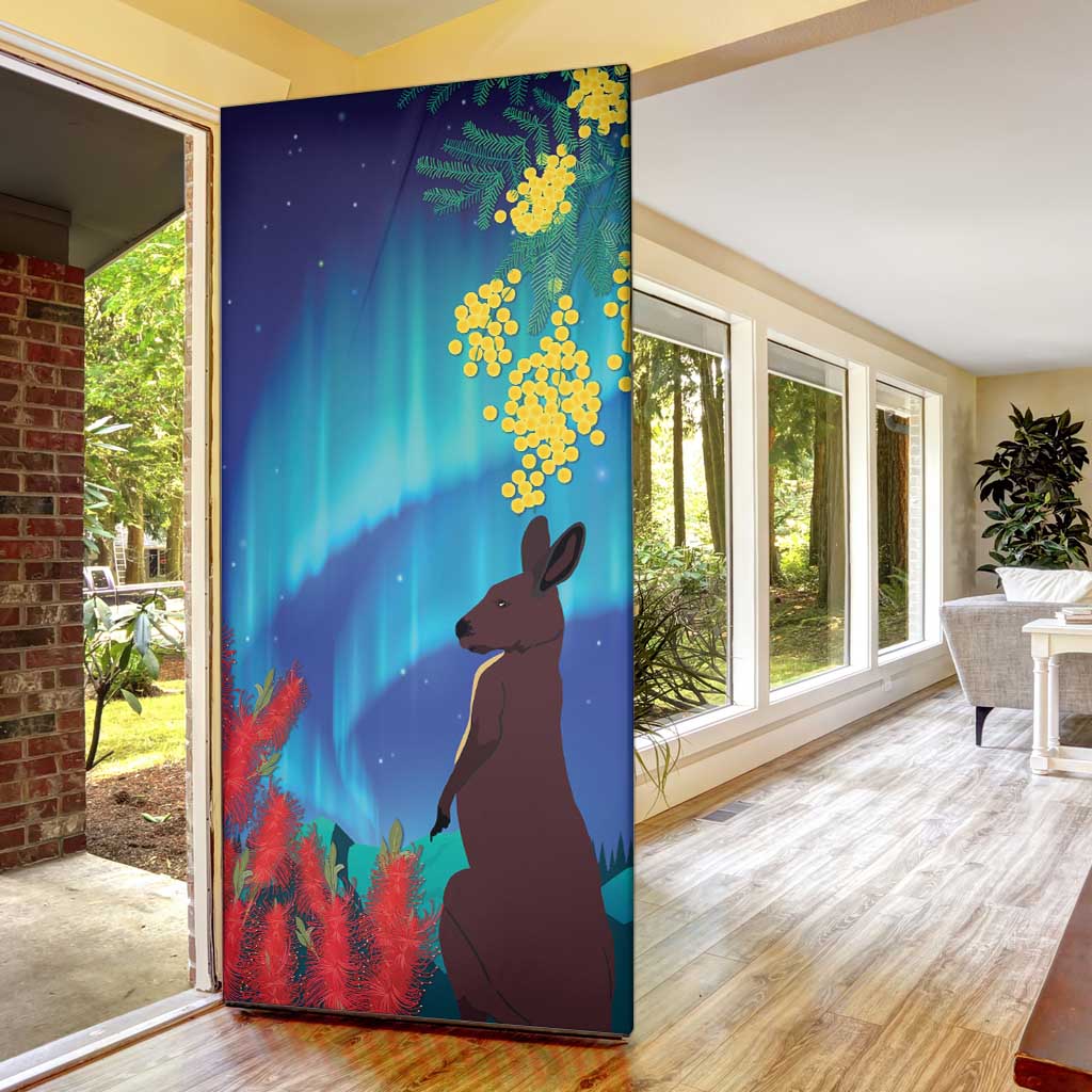Australia Northern Lights Scenery Door Cover