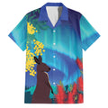 Australia Northern Lights Scenery Family Matching Long Sleeve Bodycon Dress and Hawaiian Shirt