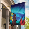 Australia Northern Lights Scenery Garden Flag