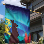 Australia Northern Lights Scenery Garden Flag