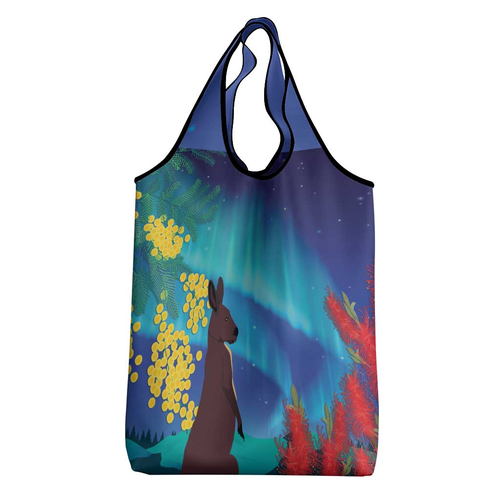 Australia Northern Lights Scenery Grocery Bag