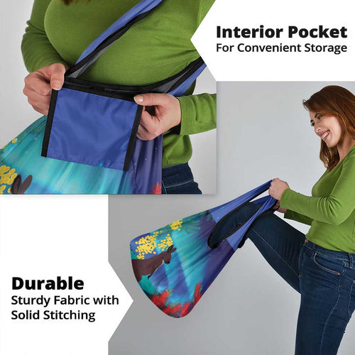 Australia Northern Lights Scenery Grocery Bag