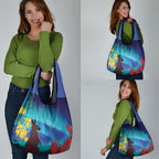 Australia Northern Lights Scenery Grocery Bag
