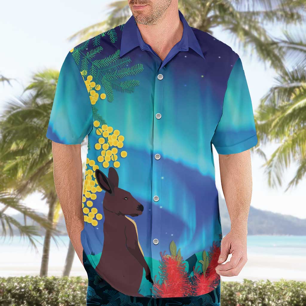 Australia Northern Lights Scenery Hawaiian Shirt