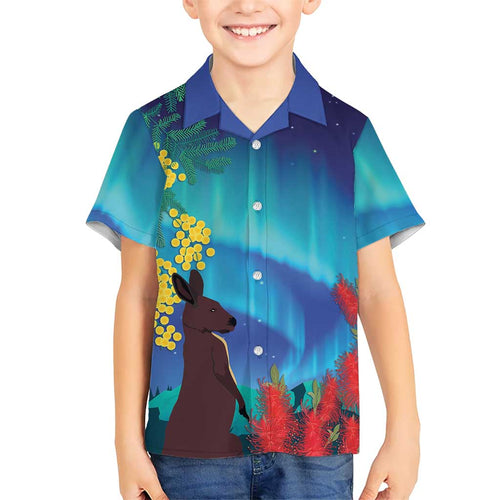 Australia Northern Lights Scenery Hawaiian Shirt