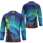 Australia Northern Lights Scenery Hockey Jersey