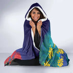 Australia Northern Lights Scenery Hooded Blanket