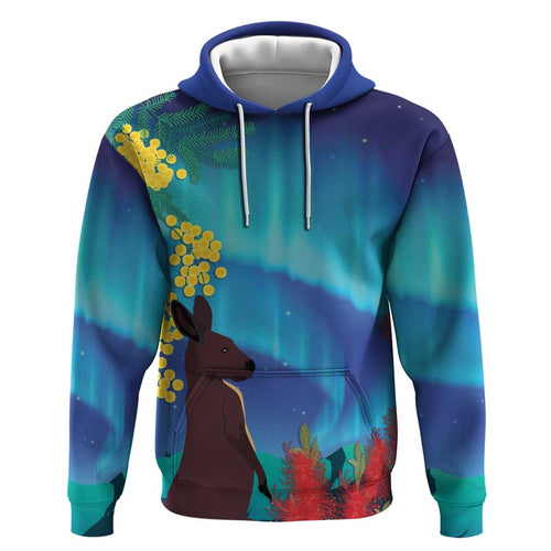 Australia Northern Lights Scenery Hoodie