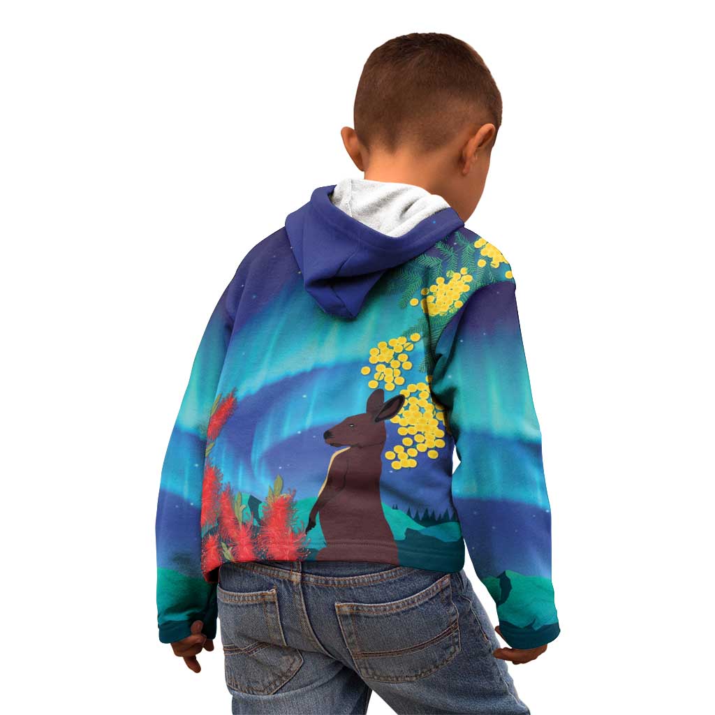 Australia Northern Lights Scenery Kid Hoodie