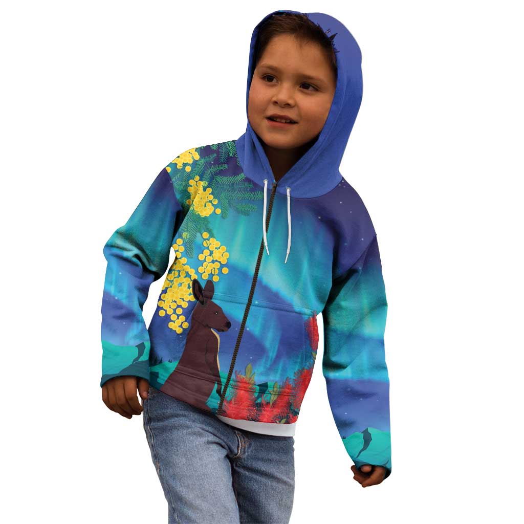 Australia Northern Lights Scenery Kid Hoodie
