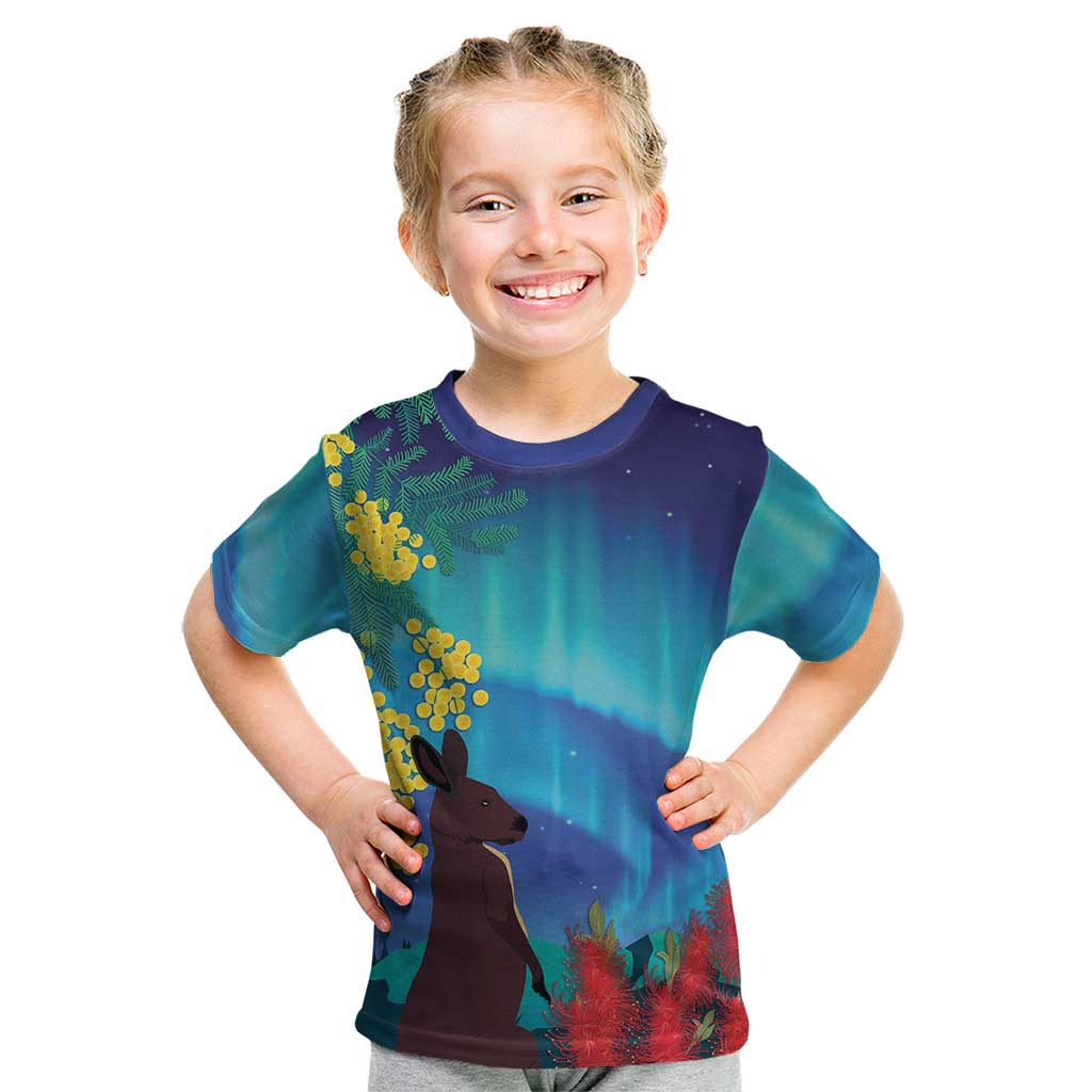 Australia Northern Lights Scenery Kid T Shirt