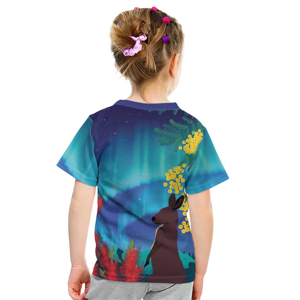 Australia Northern Lights Scenery Kid T Shirt