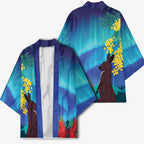 Australia Northern Lights Scenery Kimono