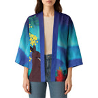 Australia Northern Lights Scenery Kimono