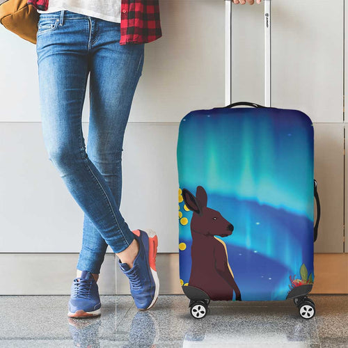 Australia Northern Lights Scenery Luggage Cover