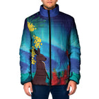 Australia Northern Lights Scenery Padded Jacket