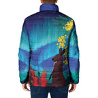 Australia Northern Lights Scenery Padded Jacket