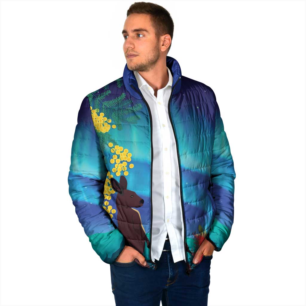 Australia Northern Lights Scenery Padded Jacket