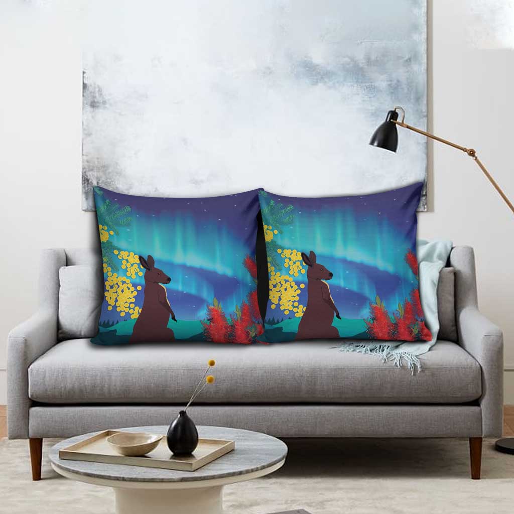 Australia Northern Lights Scenery Pillow Cover