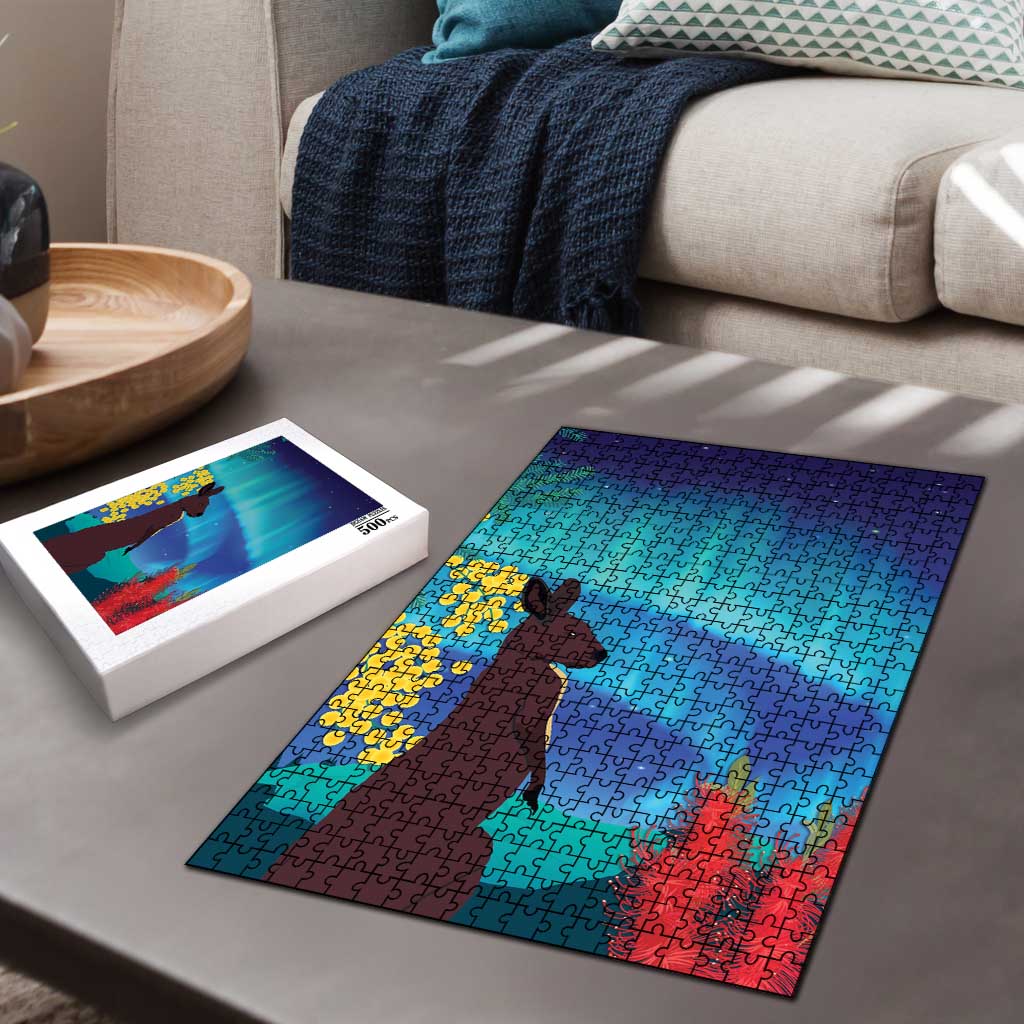 Australia Northern Lights Scenery Puzzle