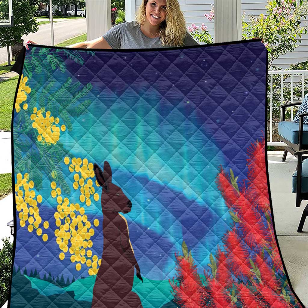 Australia Northern Lights Scenery Quilt